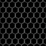 Mosaïque Basic Hexagon/Octagon Hexagon Black satiné 12 po x 12 po