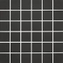 Mosaïque Plain / Techno Charcoal mat 12 po x 12 po
