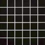 Mosaïque Plain / Techno Black mat 12 po x 12 po