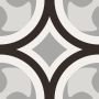 Carreau Patchwork Black & White 01 mat 8 po x 8 po