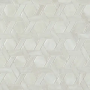 Mosaïque Symphony Bloom Nacre lustré 12 po x 12 po