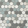 Mosaïque Hex Vintage Gilda mat 12 po x 12 po