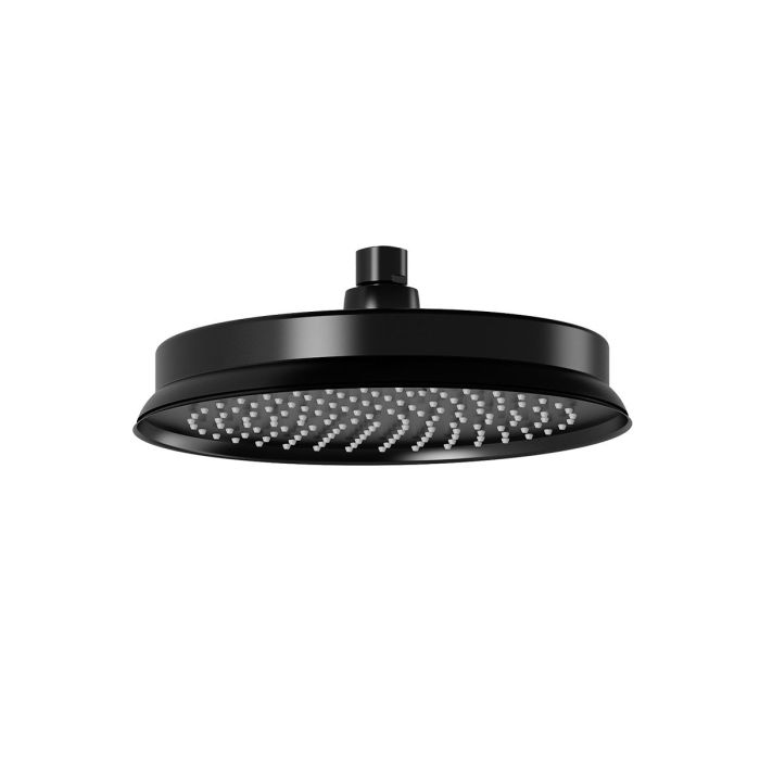 Tête de pluie ronde Rustik 9 po Noir