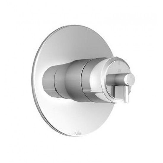 Finition pour valve coaxiale Cité 1/2 po de type Aquatonik avec sélecteur intégré 2 voies Chrome