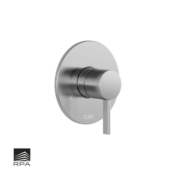 Finition ronde pour valve à pression équilibrée ½" thermostatique avec contrôle de volume Basico 1/2 po