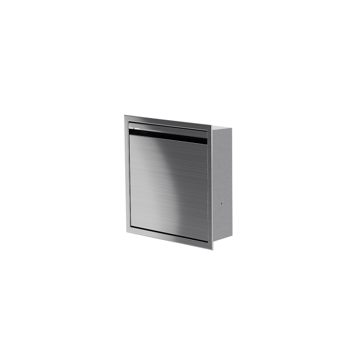 Niche de douche avec porte 12 po x 12 po acier inoxydable
