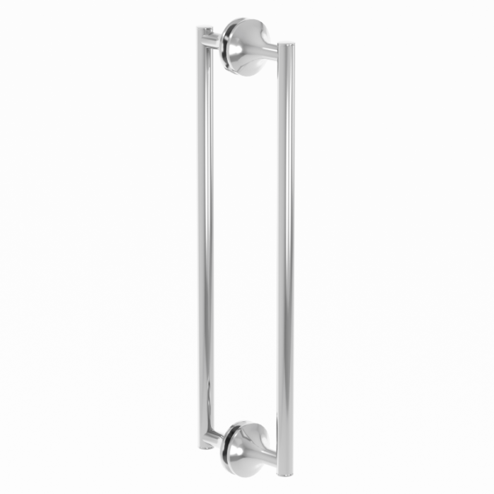 poignée double pour porte de douche 12 po PARIS 1307812 chrome poli