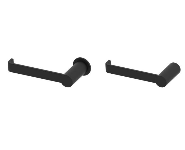 porte-papier hygiénique (gauche) PORTO 137151L noir mat