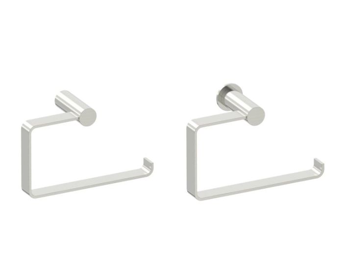 anneau porte-serviette PORTO 137463 nickel brossé