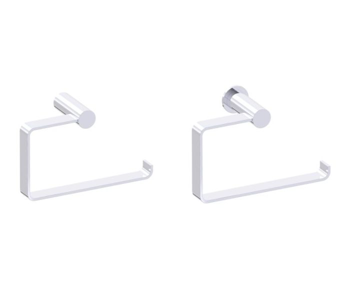 anneau porte-serviette PORTO 137463 chrome poli
