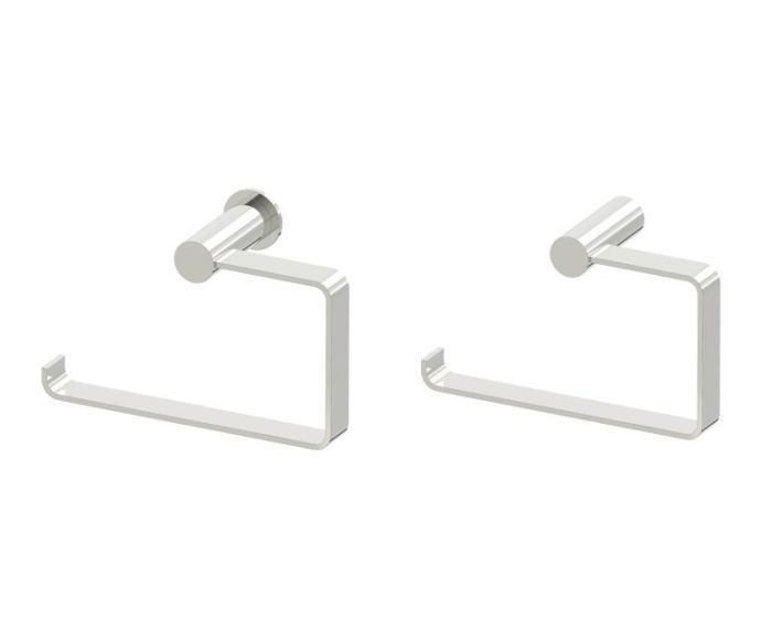 anneau porte-serviette (gauche) PORTO 137463L nickel poli