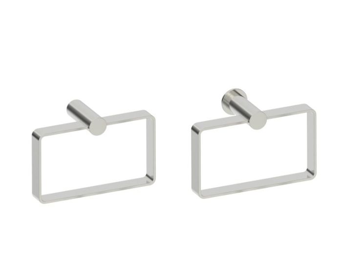 Square anneau porte-serviette PORTO 137464 nickel brossé