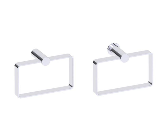 Square anneau porte-serviette PORTO 137464 chrome poli