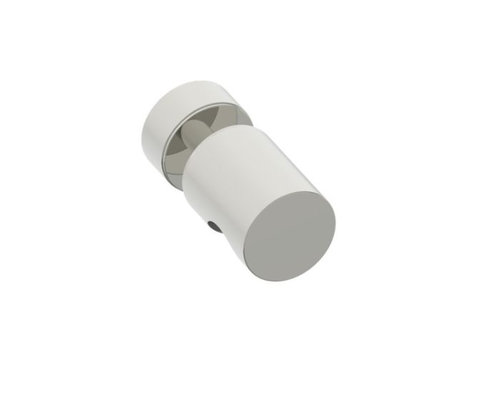 poignée simple pour porte de douche PORTO 1377501 nickel poli