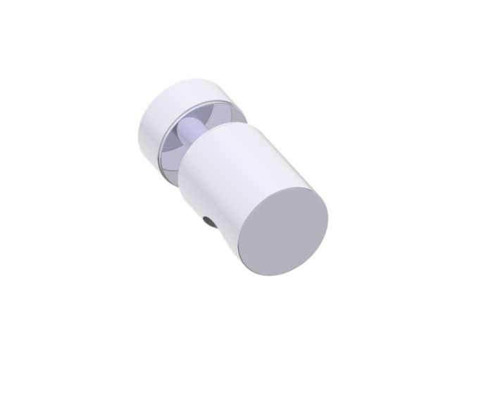 poignée simple pour porte de douche PORTO 1377501 chrome poli