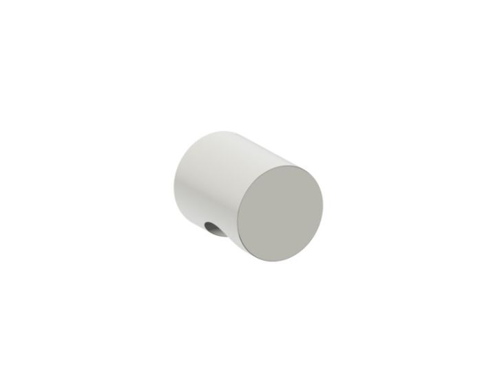 poignée simple pour porte de douche PORTO 1377503 nickel poli