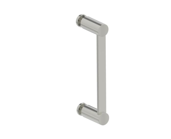 8 po poignée simple pour porte de douche en verre PORTO 1377508 nickel brossé