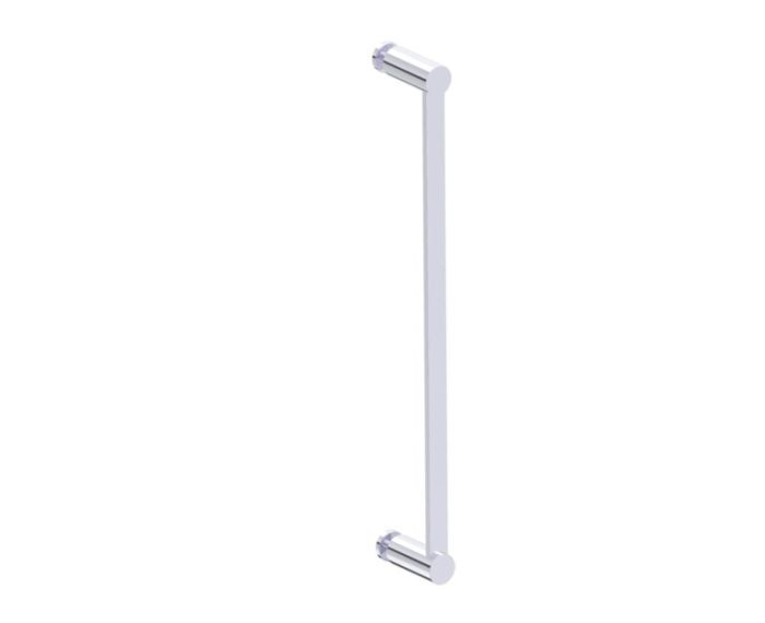 18 po poignée simple pour porte de douche en verre PORTO 1377518 chrome poli