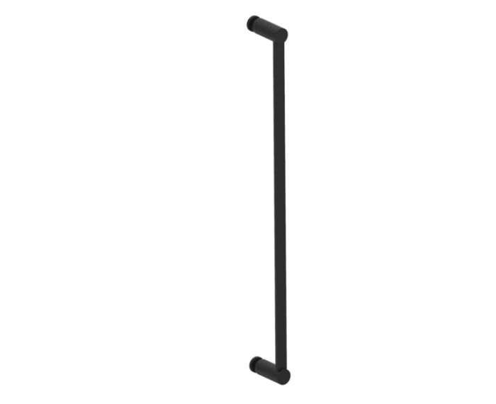 24 po poignée simple pour porte de douche en verre PORTO 1377524 noir mat