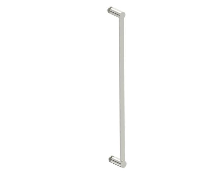 24 po poignée simple pour porte de douche en verre PORTO 1377524 nickel poli