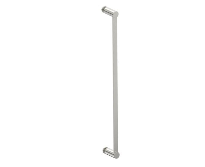 24 po poignée simple pour porte de douche en verre PORTO 1377524 nickel brossé