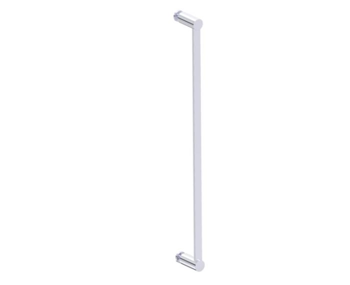 24 po poignée simple pour porte de douche en verre PORTO 1377524 chrome poli