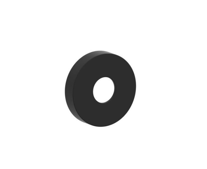 48mm Round Large Rosette PORTO 137RDLG noir mat