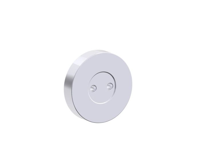 40mm Round Small Rosette PORTO 137RDSM chrome poli