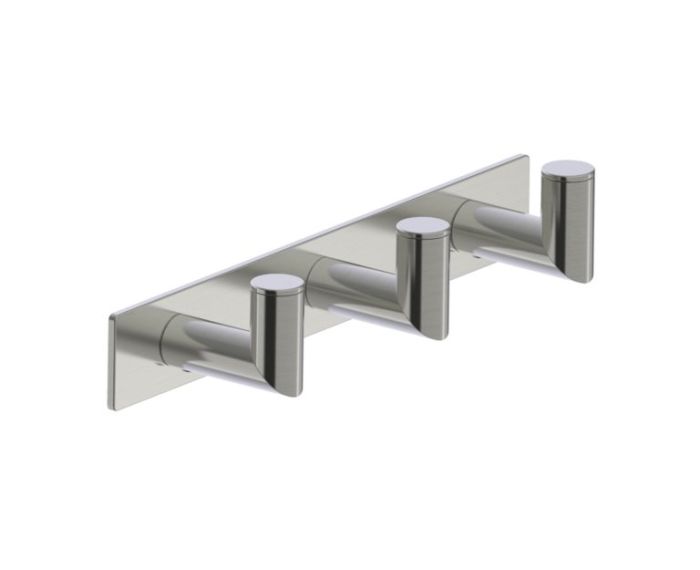 Triple Prong crochet à peignoir Deep OSLO 144134-3 nickel brossé