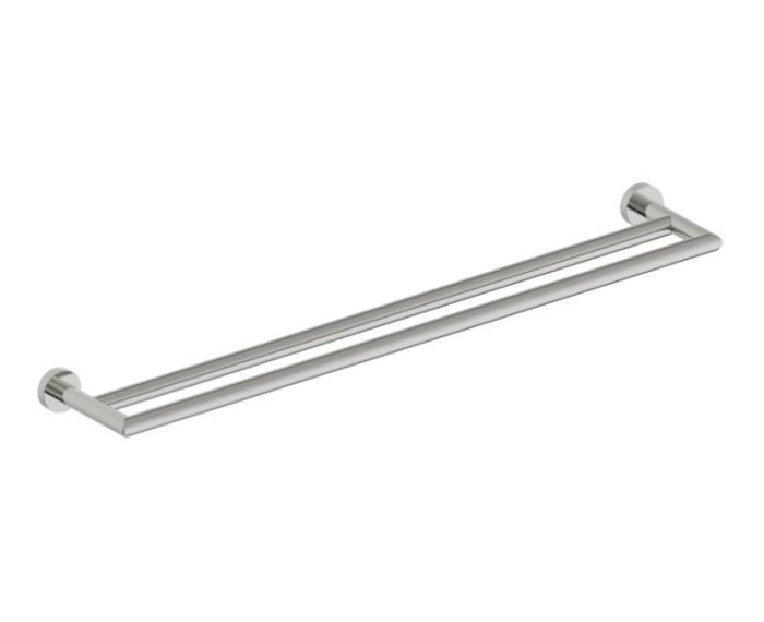 barre à serviette double 24 po OSLO 144242 nickel poli