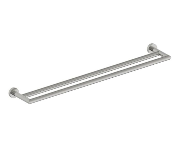 barre à serviette double 24 po OSLO 144242 nickel brossé