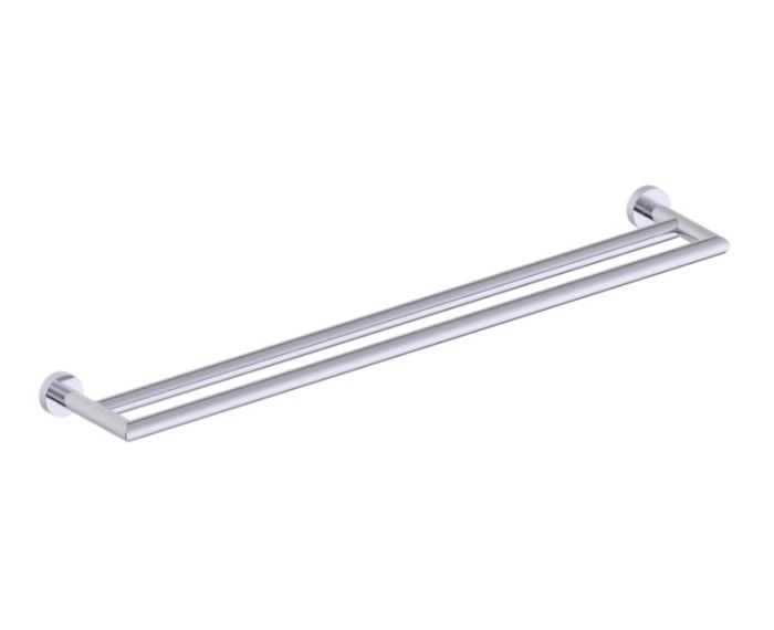 barre à serviette double 24 po OSLO 144242 chrome poli