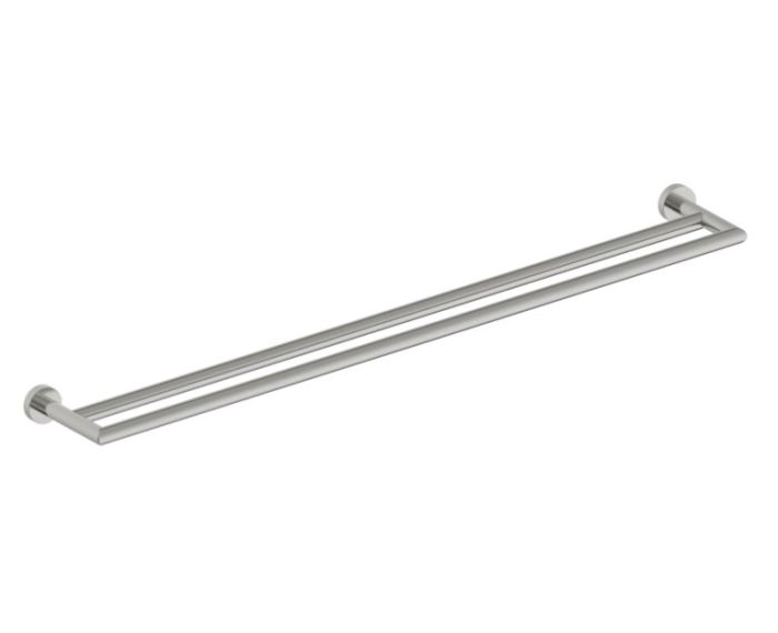 barre à serviette double 30 po OSLO 144302 nickel brossé