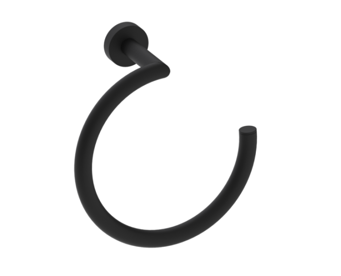 anneau porte-serviette (C-shaped) OSLO 144463 noir mat