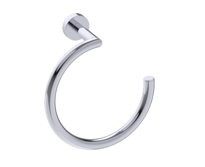 anneau porte-serviette (C-shaped) OSLO 144463 chrome poli