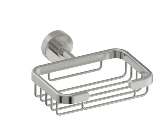 montage muraled panier porte-savon OSLO 144600 nickel brossé