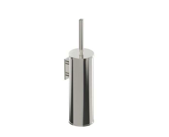 montage muraled ensemble brosse de toilette OSLO 144625 nickel brossé