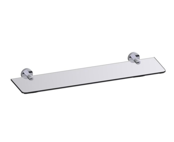 20 po tablette en verre OSLO 144671 chrome poli