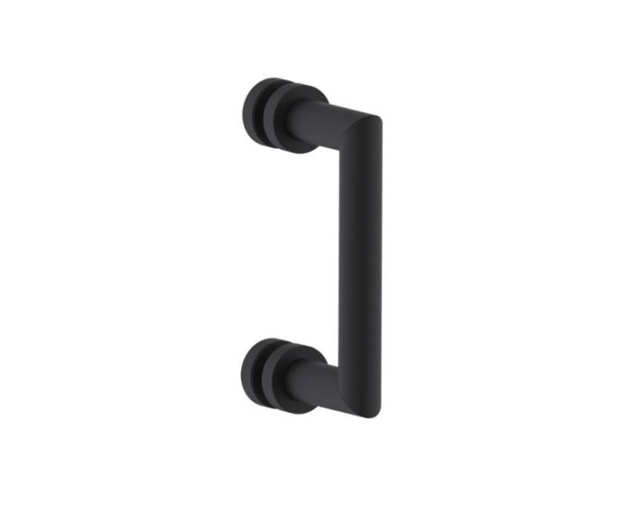 6 po poignée de porte de douche OSLO 1447506 noir mat