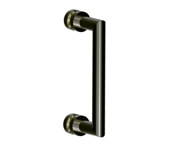 8 po poignée de porte de douche OSLO 1447508 gunmetal