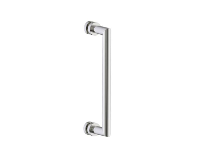 12 po poignée de porte de douche OSLO 1447512 nickel poli
