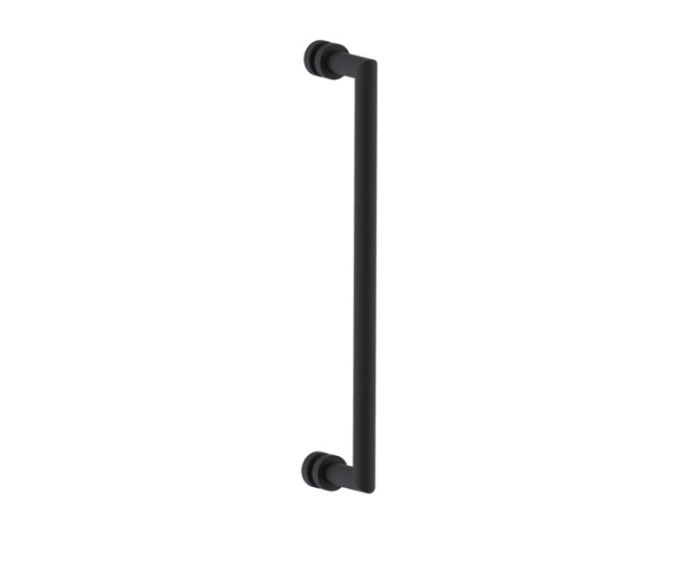 18 po poignée de porte de douche OSLO 1447518 noir mat