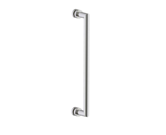 18 po poignée de porte de douche OSLO 1447518 nickel brossé