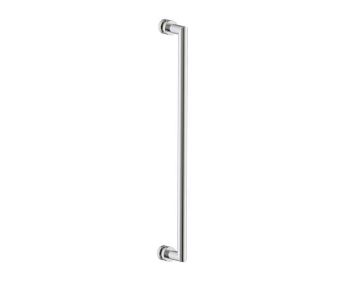 24 po poignée de porte de douche OSLO 1447524 nickel poli