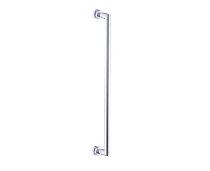 24 po poignée de porte de douche OSLO 1447524 chrome poli
