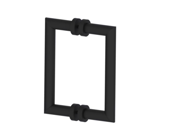 poignée double pour porte de douche 8 po OSLO 1447808 noir mat