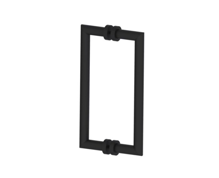 poignée double pour porte de douche 12 po OSLO 1447812 noir mat