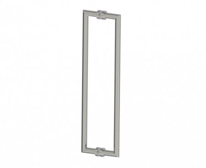 poignée double pour porte de douche 24 po OSLO 1447824 nickel poli
