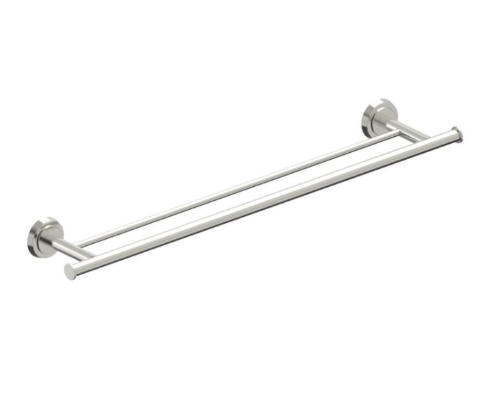 barre à serviette double 24 po SOFIA 167242 nickel brossé