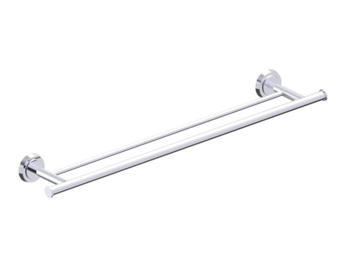 barre à serviette double 24 po SOFIA 167242 chrome poli